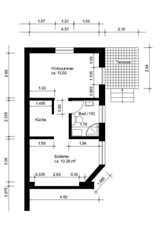 Apartamento Zur Eiche Potsdam Exterior foto